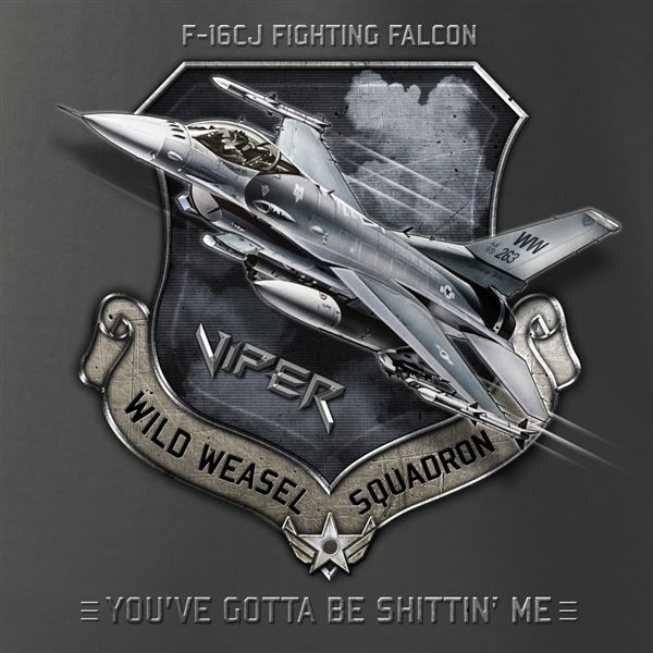 ANTONIO T-Shirt F-16CJ FIGHTING FALCON, M