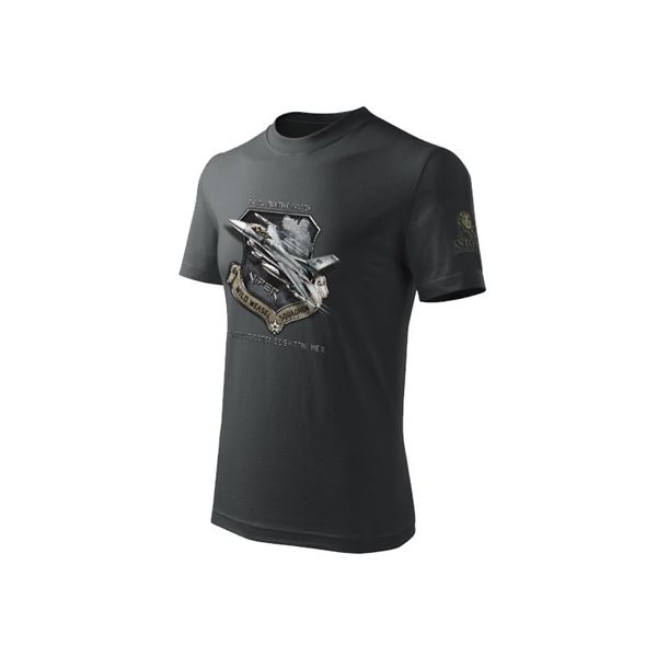 ANTONIO T-Shirt fighter F-16CJ FIGHTING FALCON, grey, L