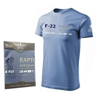 ANTONIO T-shirt fighter F-22 RAPTOR, M