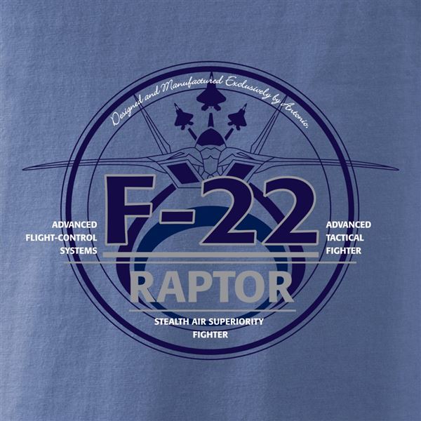 ANTONIO T-shirt fighter F-22 RAPTOR, M