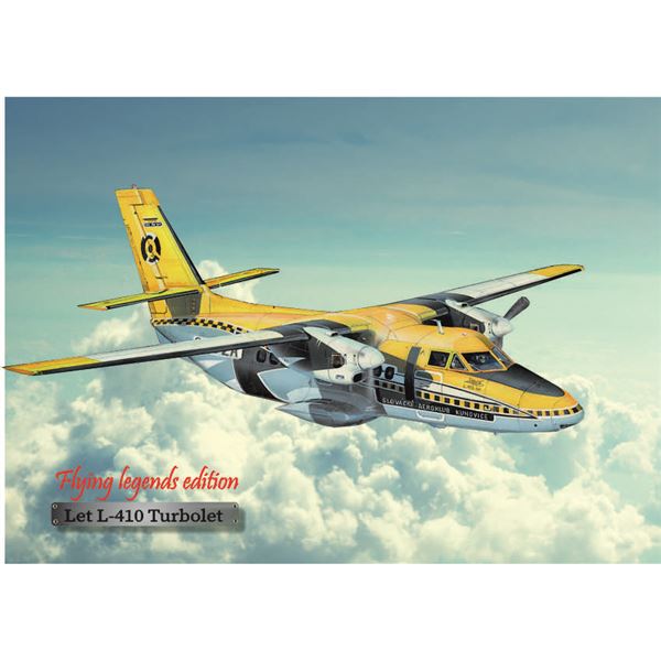 Hliníkový poster Let L-410 Turbolet