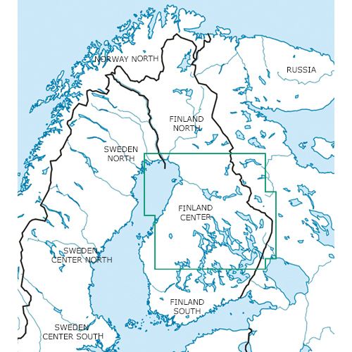Finland Center VFR ICAO Chart 2025