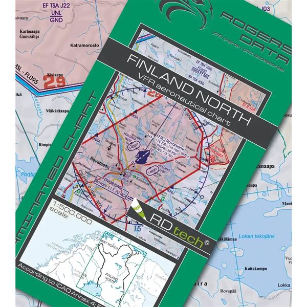 Finland North VFR ICAO Chart 2025