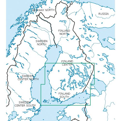 Finland South VFR ICAO Chart 2025