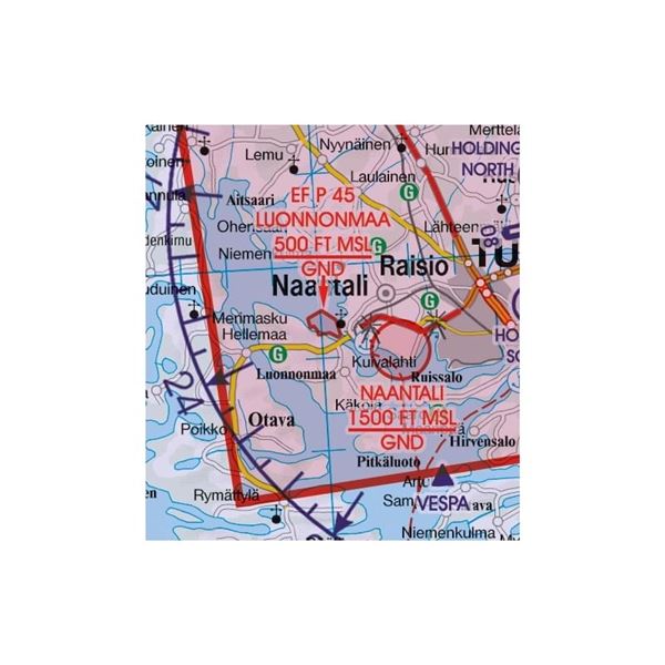 Finland South VFR ICAO Chart 2025