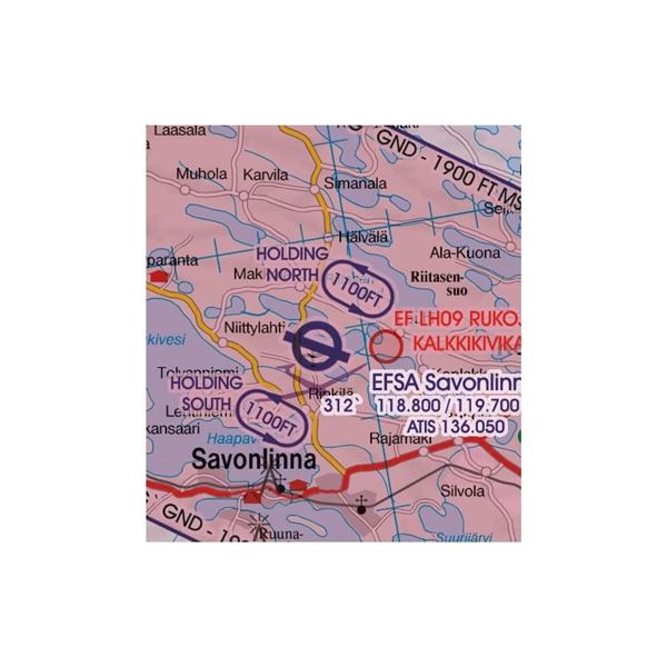 Finland South VFR ICAO Chart 2025