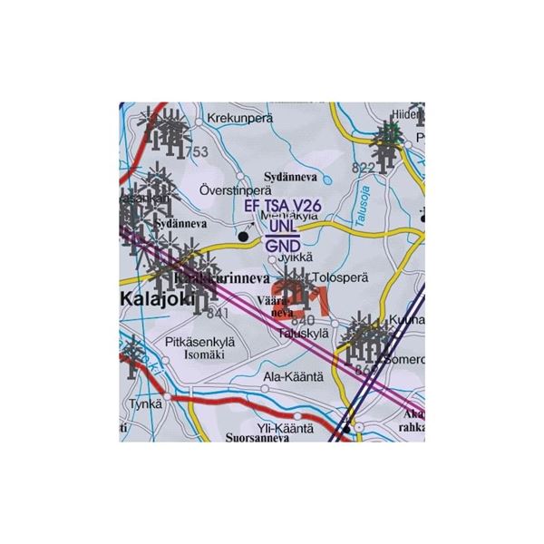 Finland South VFR ICAO Chart 2025