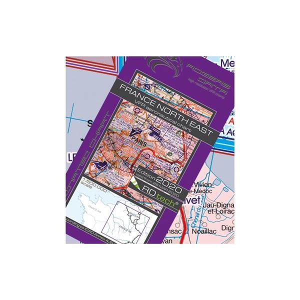 France North East VFR ICAO Chart 2025