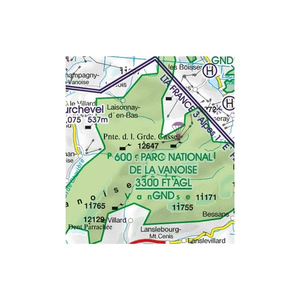 France North East VFR ICAO Chart 2025