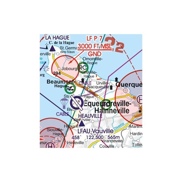 France North East VFR ICAO Chart 2025
