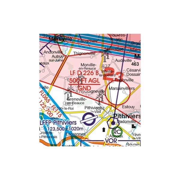 France North East VFR ICAO Chart 2025