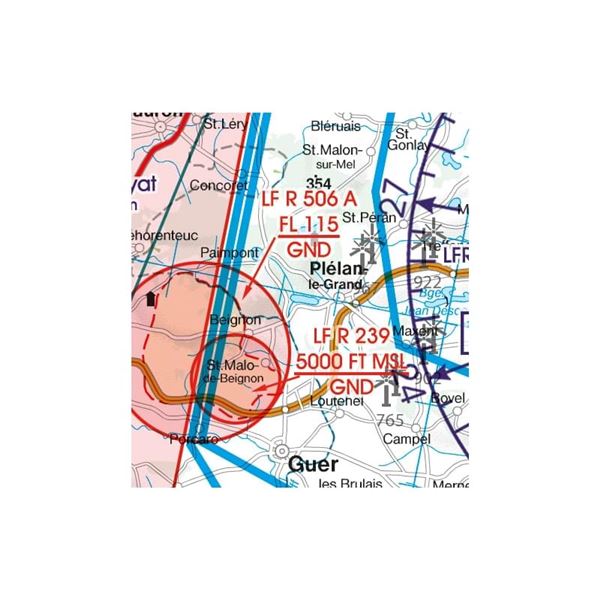 France North East VFR ICAO Chart 2025