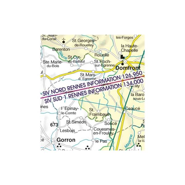 France North East VFR ICAO Chart 2025