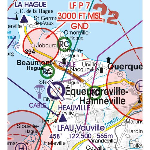 France North West VFR Chart 2024