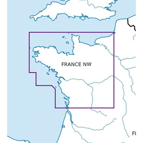 France North West VFR ICAO Chart 2025