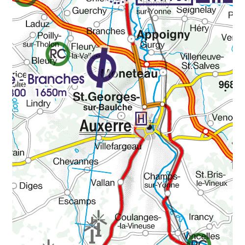 France North West VFR ICAO Chart 2025