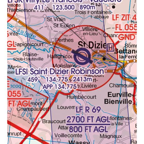 France North West VFR Chart 2024