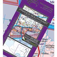 Francie - jihovýchod VFR mapa 2022 1:500 000 Francie - jihovýchod VFR mapa 2022 1:500 000