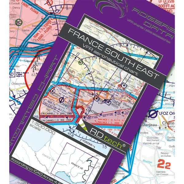 France South East VFR Chart 2024