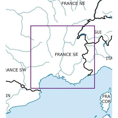 France South East VFR ICAO Chart 2025