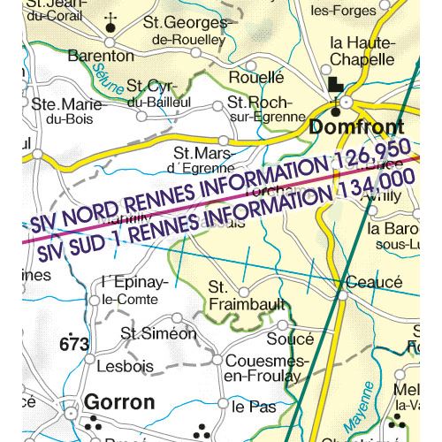 France South West VFR ICAO Chart 2025