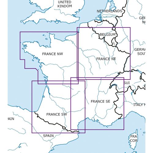 France South West VFR ICAO Chart 2025