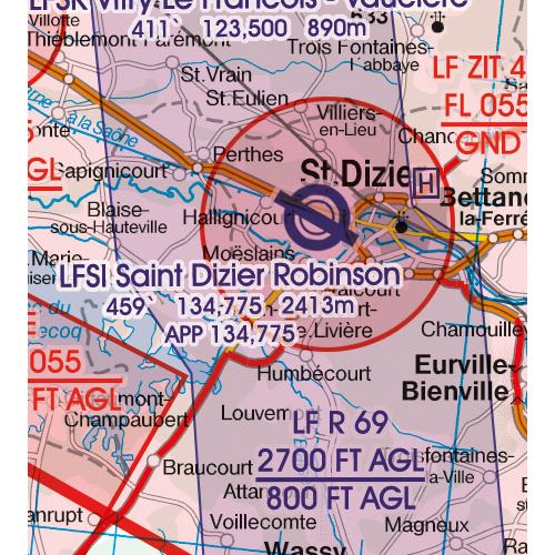 France South West VFR ICAO Chart 2025
