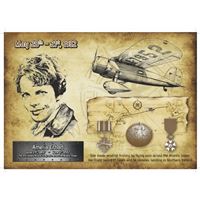 Amelia Erhart Gold Poster