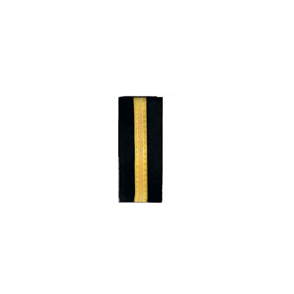 Epaulettes, 1 Bar Gold 1/4", pair