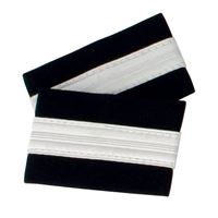 Epaulettes, 1 Bar Silver 1/2", pair Epaulettes, 1 Bar Silver 1/2", pair