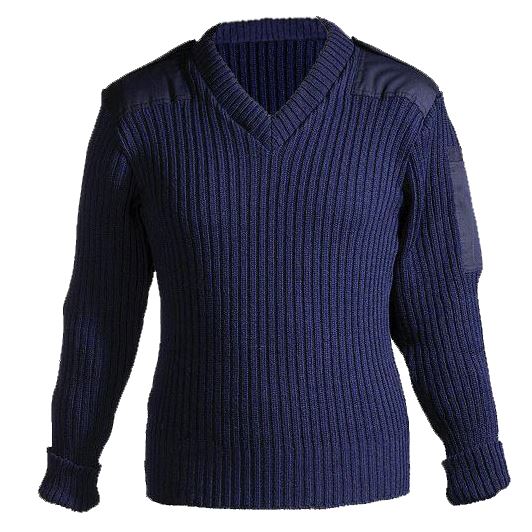 NATO V-Neck Uniform Jumper, blue, XXL
