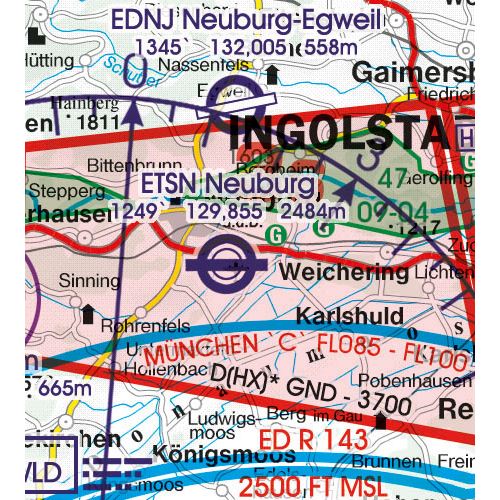 Germany North VFR ICAO Chart 2025