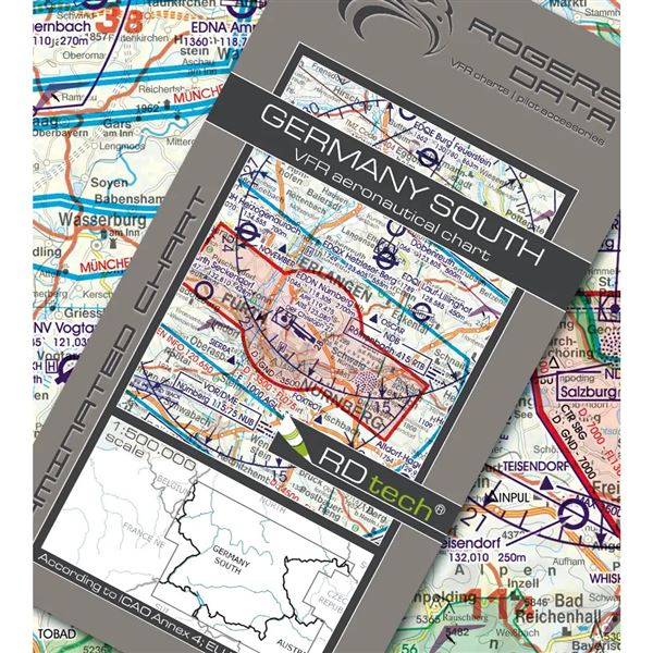 Germany South VFR ICAO Chart 2025