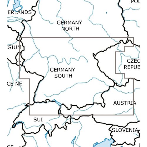 Germany South VFR Chart 2024 