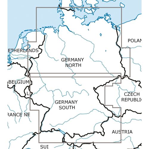 Germany South VFR ICAO Chart 2025