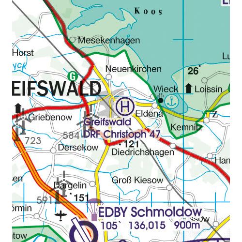 Germany South VFR ICAO Chart 2025