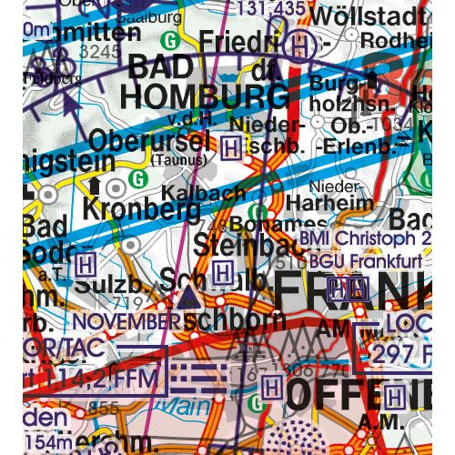Germany South VFR ICAO Chart 2025