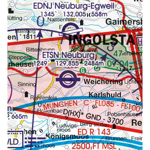 Germany South VFR Chart 2024 