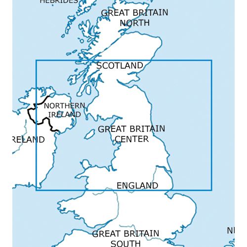 Great Britain Center VFR ICAO Chart 2025