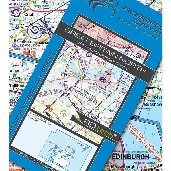 Great Britain North VFR ICAO Chart 2025
