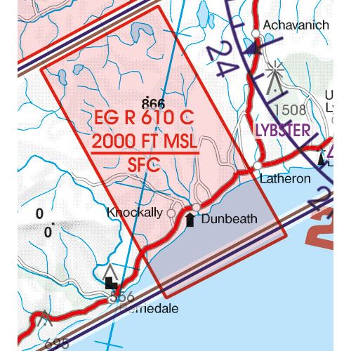 Great Britain South VFR ICAO Chart 2025