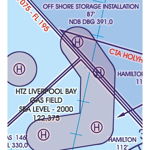 Great Britain South VFR ICAO Chart 2025