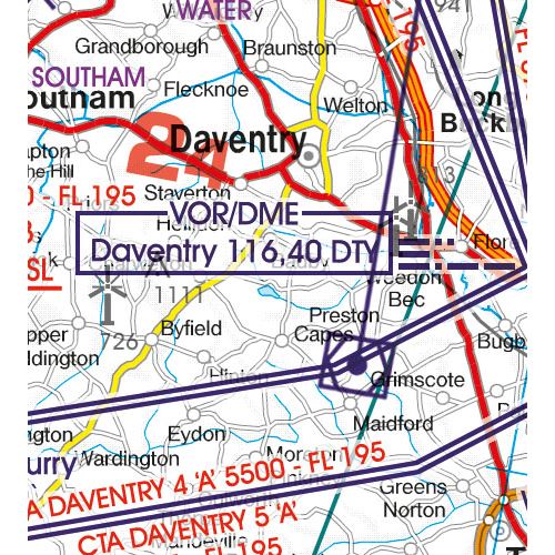 Great Britain South VFR ICAO Chart 2025