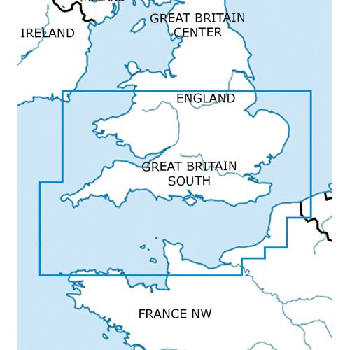 Velká Británie - jih VFR mapa 2022 1:500 000
