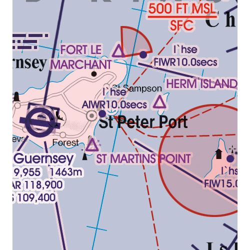 Great Britain South VFR ICAO Chart 2025
