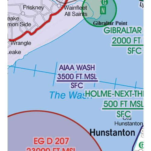 Great Britain South VFR ICAO Chart 2025