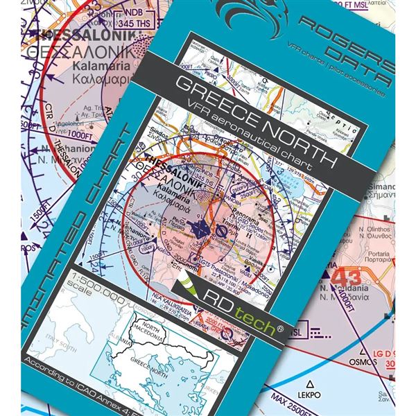 Greece North VFR ICAO Chart 2025
