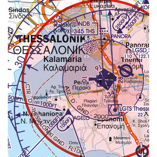 Greece North VFR Chart 2024