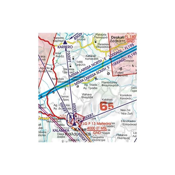 Greece South East VFR ICAO Chart 2025