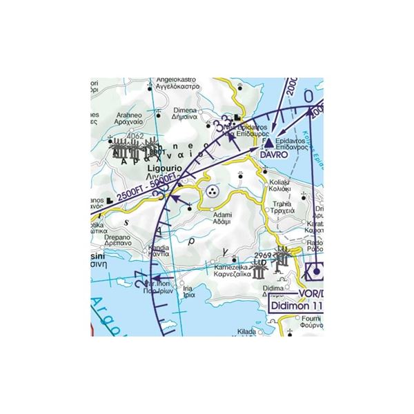 Greece South East VFR ICAO Chart 2025